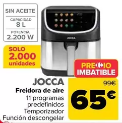Oferta de Jocca - Freidora De Aire por 65€ en Carrefour