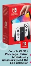 Oferta de Nintendo SWITCH  - Consola Oled + Pack Lego Horizon Adventures Y Assassin’s Creed The Ezio Collection por 379€ en Carrefour
