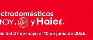 Oferta de En Todos Los Electrodomésticos  De Las Marcas Candy Hoover Y Haier en Carrefour