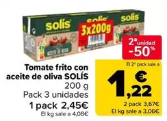 Oferta de Solís - Tomate Frito Con  Aceite De Oliva  en Carrefour