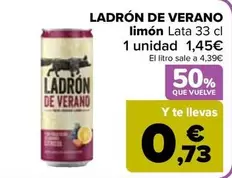 Oferta de Ladrón De Verano - Limón en Carrefour