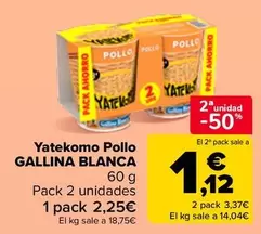Oferta de Gallina Blanca - Yatekomo Pollo en Carrefour