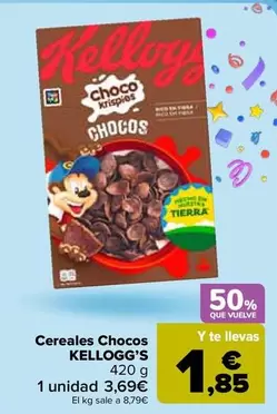 Oferta de Kellogg’s - Cereales Chocos  en Carrefour