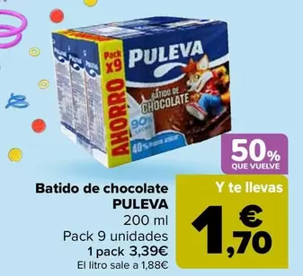 Oferta de Puleva - Batido De Chocolate   en Carrefour