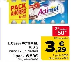 Oferta de Actimel - En L.Casei  en Carrefour