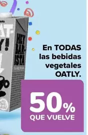 Oferta de Oatly - En Todas Las Bebidas Vegetales en Carrefour