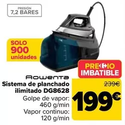 Oferta de Rowenta - Sistema De Planchado Ilimitado DG8628 por 199€ en Carrefour