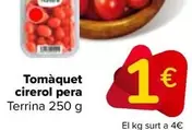 Oferta de Tomate Cherry Pera por 1€ en Carrefour