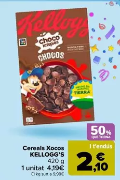 Oferta de Kellogg’s - Cereales Chocos  en Carrefour