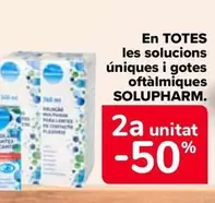 Oferta de Solupharm - En Todas Las Soluciones Únicas Y Gotas Oftálmicas en Carrefour