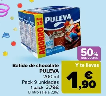 Oferta de Puleva - Batido De Chocolate   en Carrefour