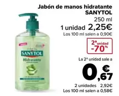 Oferta de Sanytol - Jabón De Manos Hidratante  en Carrefour