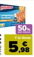 Oferta de Pescanova - Langostinos  Cocidos O Crudos  por 11,99€ en Carrefour