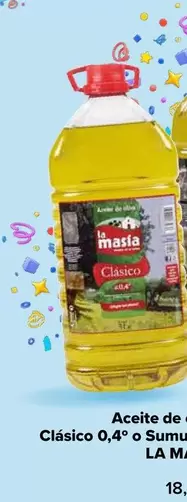 Oferta de La Masía - Aceite De Oliva  Clásico 0,4º O Sumum 1º   por 18,95€ en Carrefour