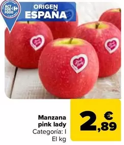 Oferta de Manzana  Pink Lady por 2,89€ en Carrefour