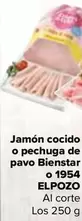 Oferta de El Pozo - Jamón Cocido O Pechuga De Pavo Bienstar O 1954 por 2,99€ en Carrefour