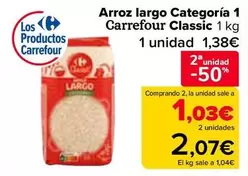 Oferta de Carrefour Classic - Arroz Largo Categoría 1   en Carrefour