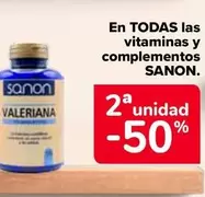 Oferta de Sanon - En Todas Las Vitaminas Y Complementos en Carrefour