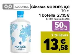 Oferta de Nordés - Ginebra 00 por 27,15€ en Carrefour