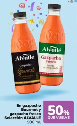Oferta de Alvalle - En Gazpacho Gourmet Y Gazpacho Fresco Seleccion en Carrefour