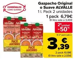 Oferta de Alvalle - Gazpacho Original O Suave en Carrefour