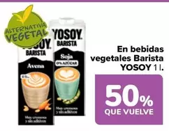 Oferta de YoSoy - En Bebidas Vegetales Barista en Carrefour