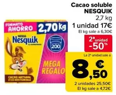 Oferta de Nesquik - Cacao Soluble en Carrefour