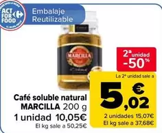 Oferta de Marcilla - Café Soluble Natural en Carrefour
