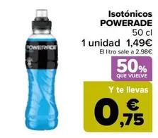 Oferta de Powerade - Isotonicos en Carrefour