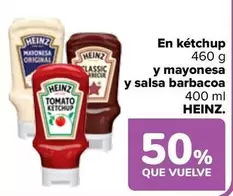 Oferta de Heinz - En Ketchup Y Mayonesa Y Salsa Barbacoa en Carrefour