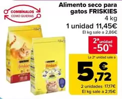 Oferta de Friskies - Alimento Seco Para Gatos en Carrefour