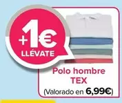 Oferta de Tex - Polo Hombre por 6,99€ en Carrefour