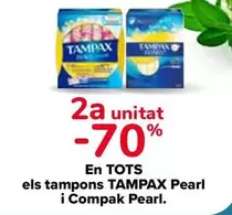 Oferta de Tampax - En Todos Los Tampones Pearl Y Compak Pearl en Carrefour