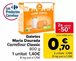 Oferta de Carrefour Classic - Galletas Maria Dorada Classic en Carrefour