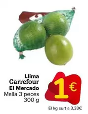 Oferta de Carrefour El Mercado - Lima por 1€ en Carrefour