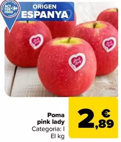 Oferta de Manzana  Pink Lady por 2,89€ en Carrefour