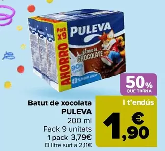 Oferta de Puleva - Batido De Chocolate   en Carrefour
