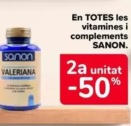 Oferta de Sanon - En Todas Las Vitaminas Y Complementos en Carrefour