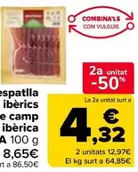 Oferta de Ibersierra - Jamón O Paleta De Cebo Ibérico De Campo 50% Raza Ibérica en Carrefour
