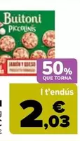 Oferta de Buitoni - Piccolinis  por 4,05€ en Carrefour