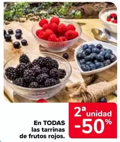 Oferta de En Todas Las Tarrinas De Frutos Rojos en Carrefour