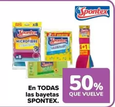 Oferta de Spontex - En Todas Las Bayetas en Carrefour