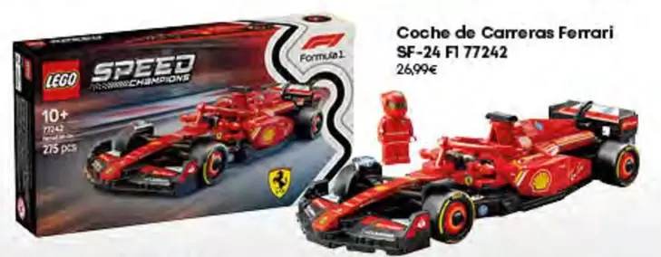 Oferta de LEGO - Coche De Carreras Ferrari Sf-24 F1 77242 por 26,99€ en Game