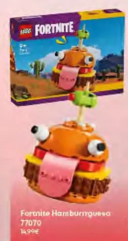 Oferta de LEGO - Fortnite Hamburrrguesa por 14,99€ en Game