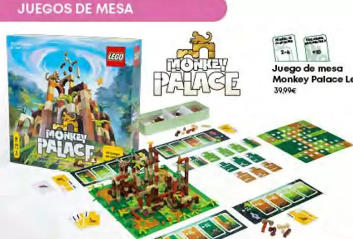 Oferta de LEGO - Juego De Mesa Monkey Palace por 39,99€ en Game