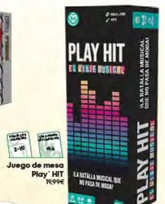 Oferta de Juego De Mesa Play' Hit por 19,99€ en Game