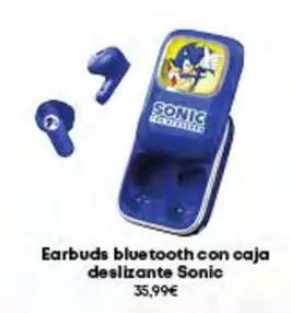 Oferta de Sonic - Earbuds Bluetooth Con Caja Deslizante por 35,99€ en Game