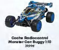 Oferta de Monster - Coche Radiocontrol  Car: Buggy 1:10 por 39,99€ en Game