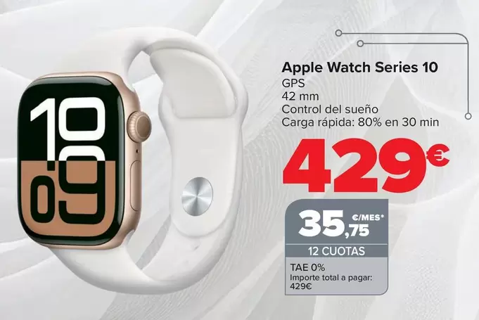 Oferta de Apple - Watch Series 10 por 429€ en Carrefour