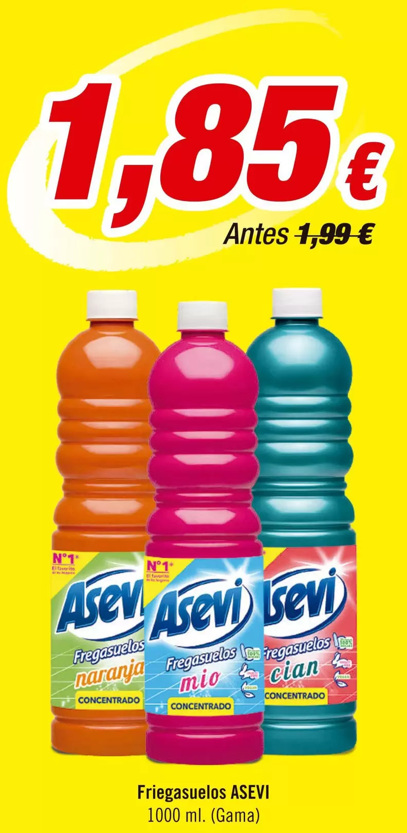 Oferta de Asevi - Friegasuelos por 1,85€ en Aquabel Perfumerías